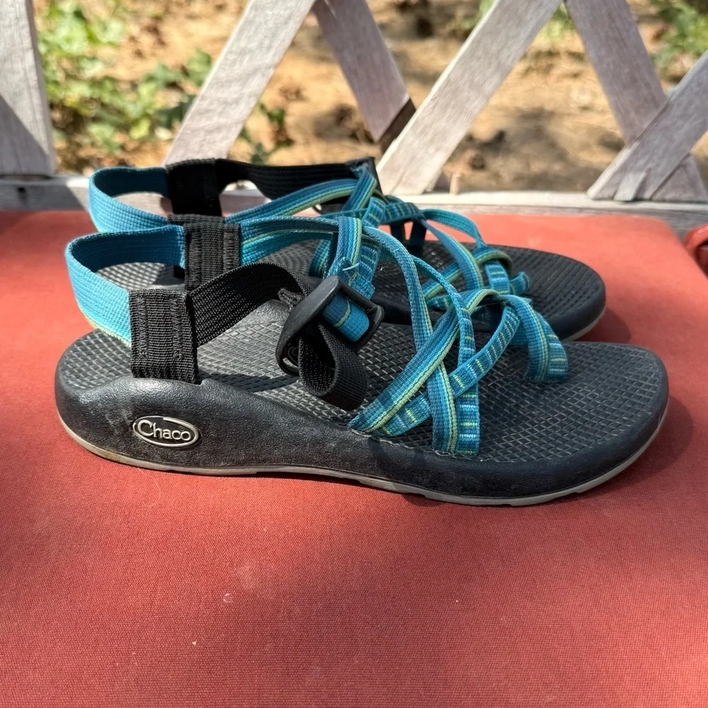 Chaos Multi-Colored Sandals Size 7